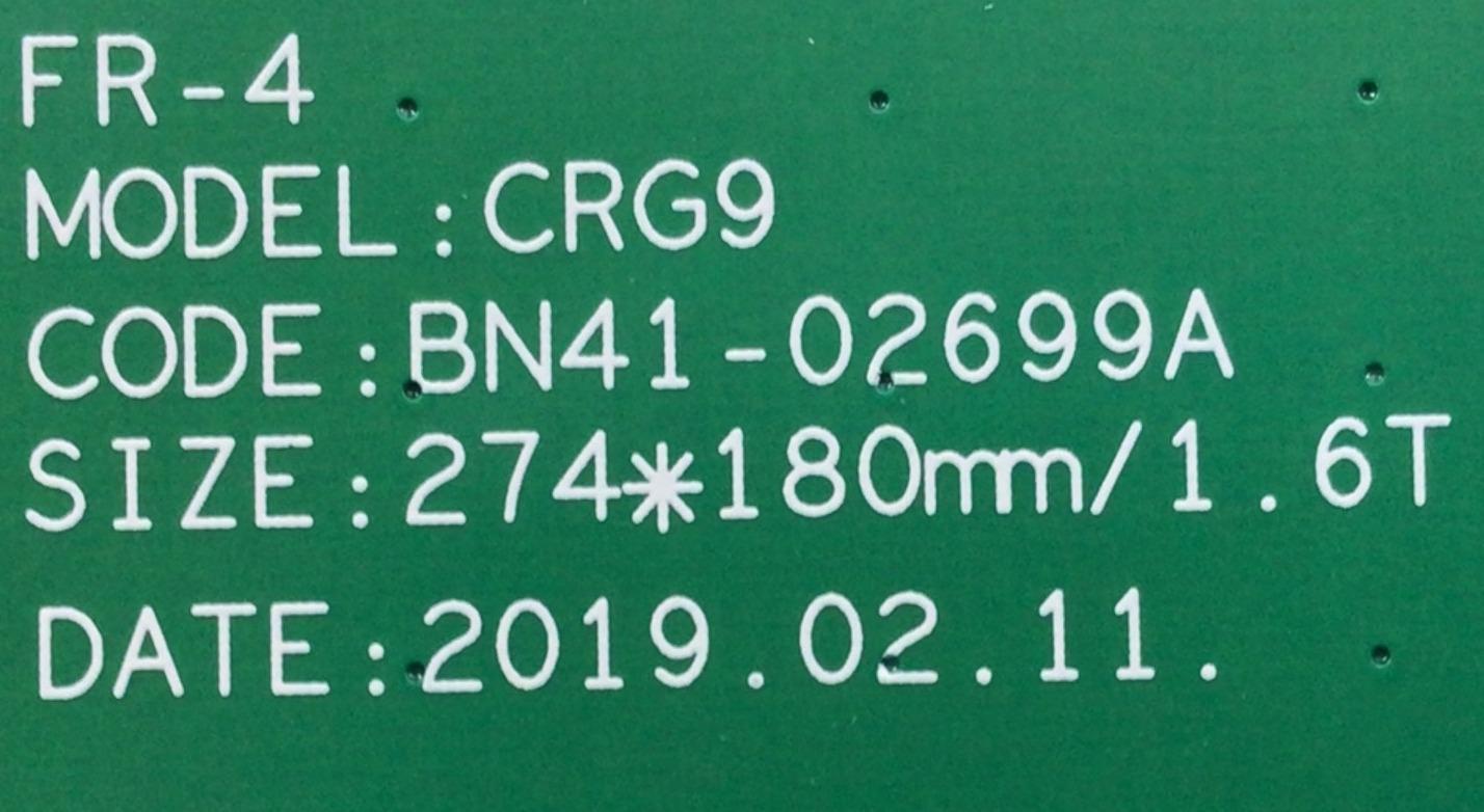 MAIN PARA MONITOR QHD QLED CURVO SAMSUNG / NUMERO DE PARTE BN94-13411D / BN41-02699A / T058C-537A / BN4102699A / BN9413411D / PANEL CY-PR490LLHV1H / MODELO LC49RG90 / LC49RG90SSNXZA CA03 - Imagen 4